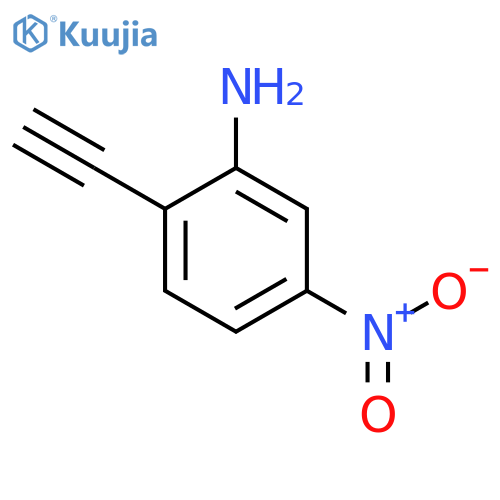 2-Ethynyl-5-nitroaniline structure