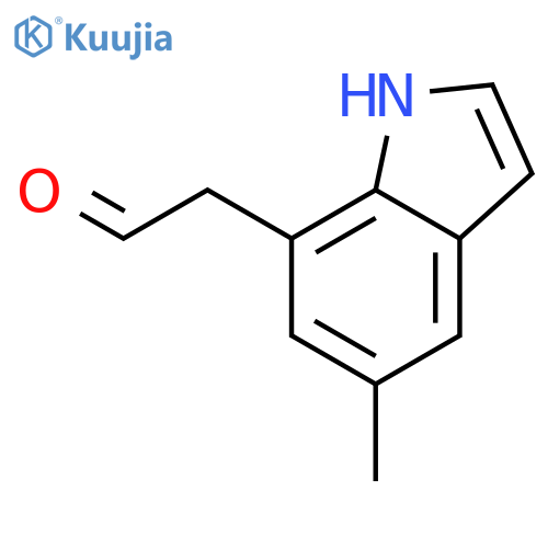5-methyl-1H-Indole-7-acetaldehyde structure