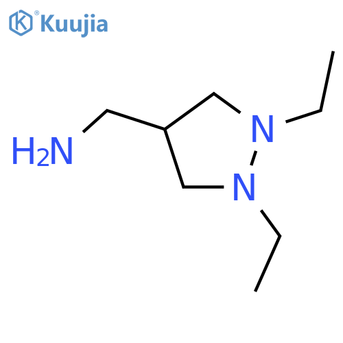 4-Pyrazolidinemethanamine,1,2-diethyl- structure