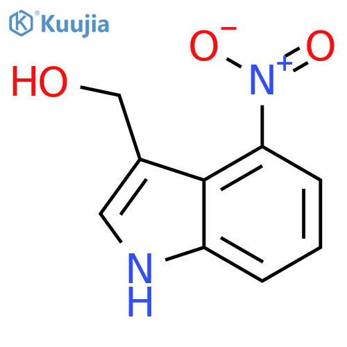 (4-Nitro-1H-indol-3-yl)methanol structure