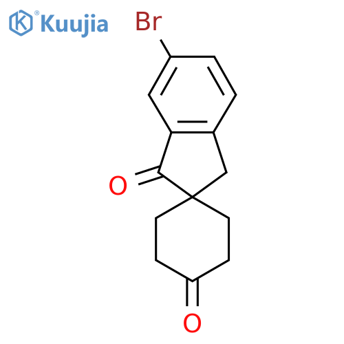 6'-Bromospirocyclohexane-1,2'-indene-1',4(3'H)-dione structure