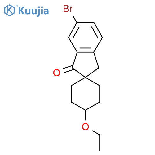 6'-BROMO-4-ETHOXYSPIRO[CYCLOHEXANE-1,2'-INDEN]-1'(3'H)-ONE structure