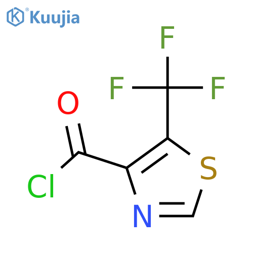 5-(trifluoromethyl)-1,3-thiazole-4-carbonyl chloride structure