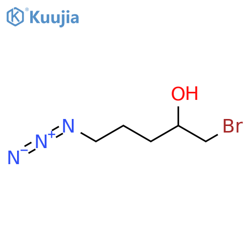 5-Azido-1-bromo-2-pentanol structure