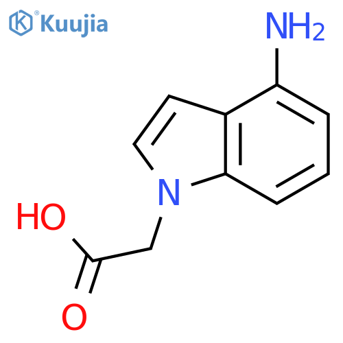 2-(4-Amino-1H-indol-1-yl)acetic Acid structure