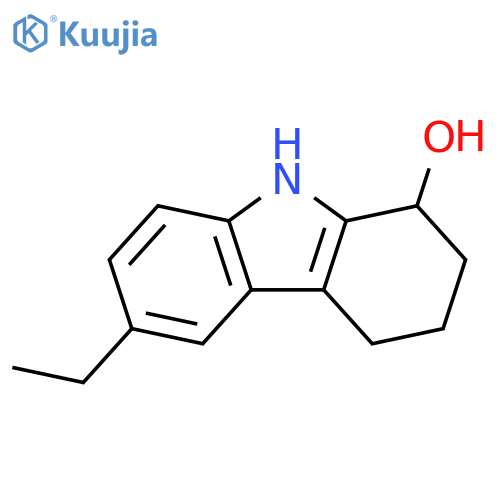 6-ethyl-2,3,4,9-tetrahydro-1H-carbazol-1-ol structure