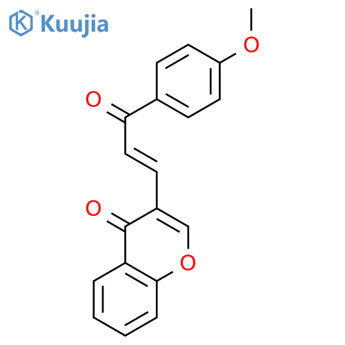 4H-1-Benzopyran-4-one, 3-[3-(4-methoxyphenyl)-3-oxo-1-propenyl]- structure