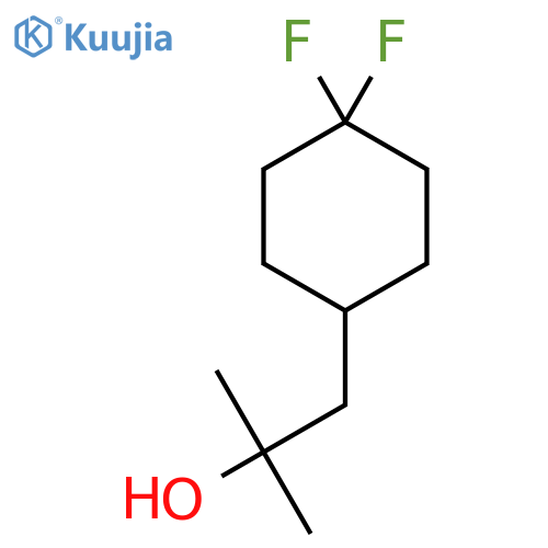1-(4,4-difluorocyclohexyl)-2-methylpropan-2-ol structure