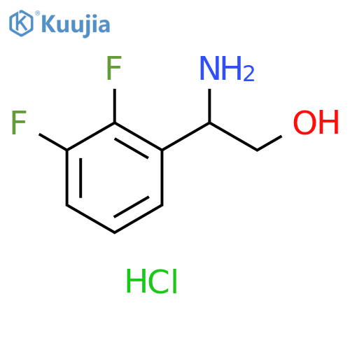 2-AMINO-2-(2,3-DIFLUOROPHENYL)ETHAN-1-OL HYDROCHLORIDE structure