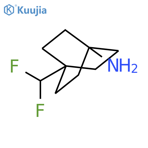 4-(Difluoromethyl)bicyclo[2.2.2]octan-1-amine structure