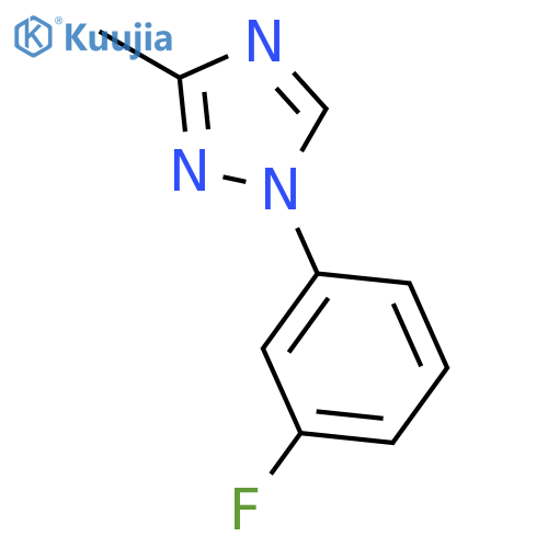 1-(3-Fluorophenyl)-3-methyl-1H-1,2,4-triazole structure