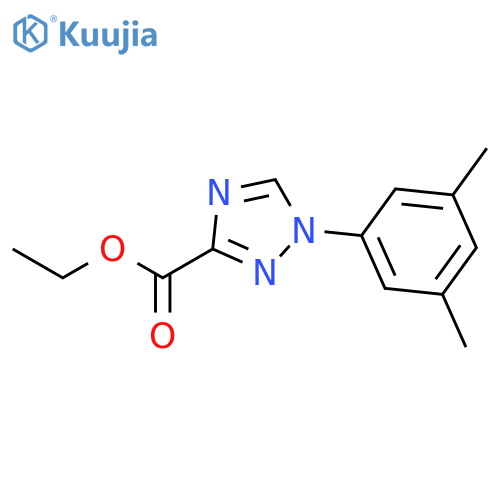 Ethyl 1-(3,5-dimethylphenyl)-1H-1,2,4-triazole-3-carboxylate structure