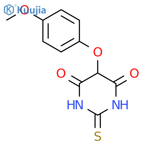 2-Mercapto-5-(4-methoxyphenoxy)pyrimidine-4,6-diol structure