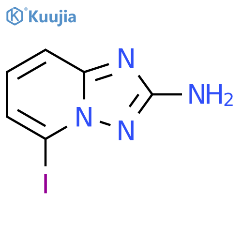 5-iodo-[1,2,4]triazolo[1,5-a]pyridin-2-amine structure