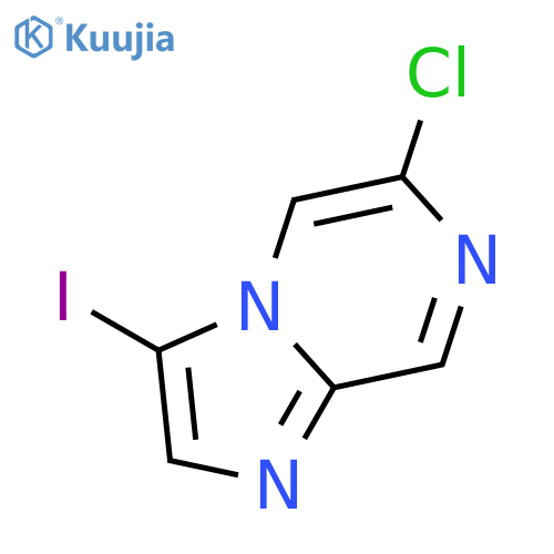 6-Chloro-3-iodoimidazo[1,2-a]pyrazine structure