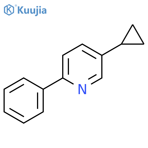 5-Cyclopropyl-2-phenylpyridine structure