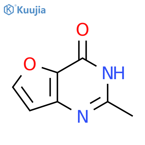 2-Methylfuro3,2-dpyrimidin-4-ol structure