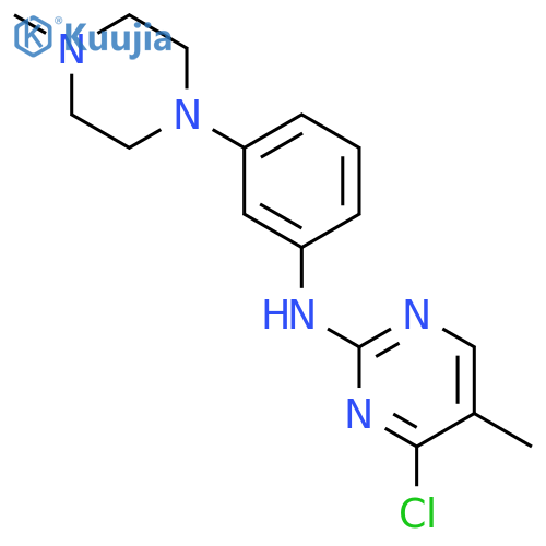 4-Chloro-5-methyl-N-(3-(4-methylpiperazin-1-yl)phenyl)pyrimidin-2-amine structure