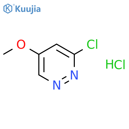 3-chloro-5-methoxypyridazine hydrochloride structure