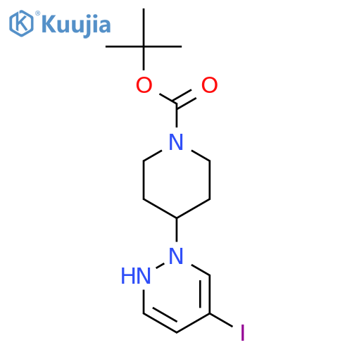 tert-Butyl 4-(5-iodopyridazin-1(2H)-yl)piperidine-1-carboxylate structure