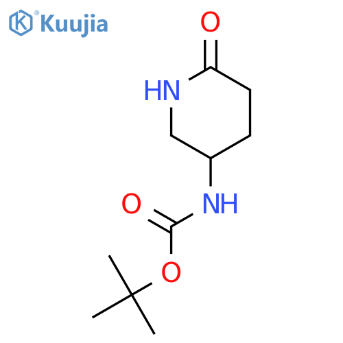 tert-butyl N-(6-oxopiperidin-3-yl)carbamate structure