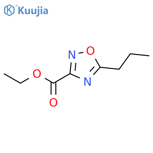 Ethyl 5-propyl-1,2,4-oxadiazole-3-carboxylate structure