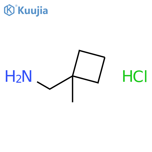 (1-Methylcyclobutyl)methanamine hydrochloride structure