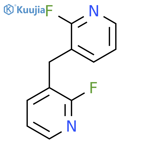 Bis(2-fluoropyridin-3-yl)methane structure