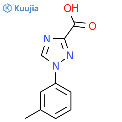 1-m-Tolyl-1H-1,2,4-triazole-3-carboxylic Acid structure