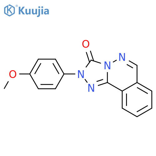 1,2,4-Triazolo[3,4-a]phthalazin-3(2H)-one,2-(4-methoxyphenyl)- structure