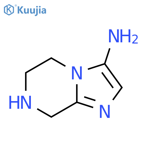 5H,6H,7H,8H-imidazo1,2-apyrazin-3-amine structure
