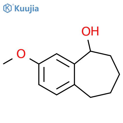 3-methoxy-6,7,8,9-tetrahydro-5H-benzo7annulen-5-ol structure