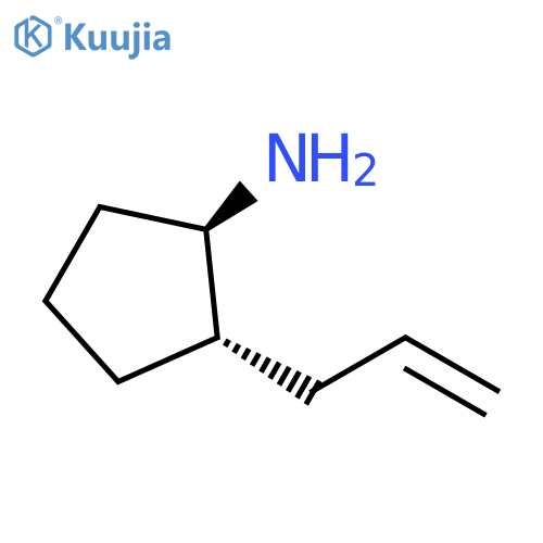 Cyclopentanamine, 2-(2-propenyl)-, trans- (9CI) structure