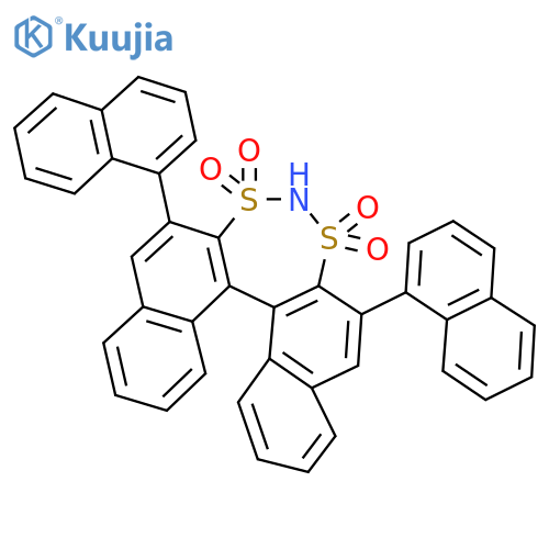 (11bR)-2,6-di-1-naphthalenyl-3,3,5,5-tetraoxide-Dinaphtho[2,1-d:1',2'-f][1,3,2]dithiazepine structure
