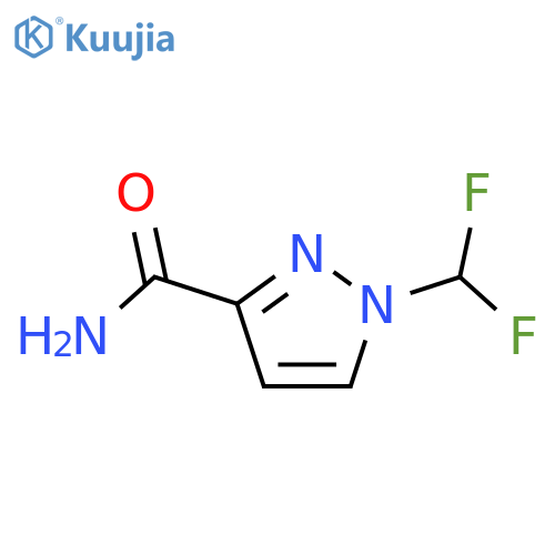 1-(difluoromethyl)-1H-pyrazole-3-carboxamide structure
