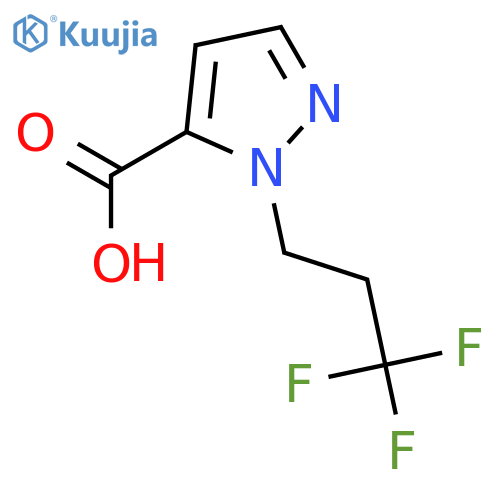 1-(3,3,3-trifluoropropyl)-1H-pyrazole-5-carboxylic acid structure