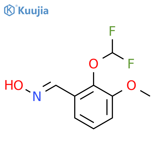 2-(difluoromethoxy)-3-methoxybenzaldehyde oxime structure