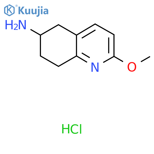 2-Methoxy-5,6,7,8-tetrahydroquinolin-6-amine hydrochloride structure