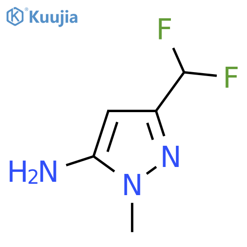 3-(difluoromethyl)-1-methyl-1H-pyrazol-5-amine structure