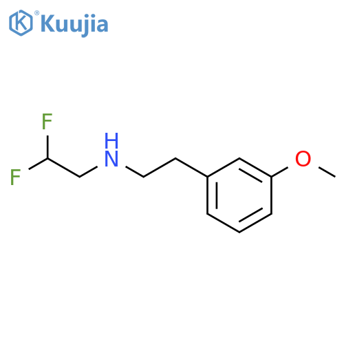 (2,2-difluoroethyl)2-(3-methoxyphenyl)ethylamine structure
