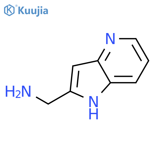 (1H-Pyrrolo[3,2-b]pyridin-2-yl)methanamine structure