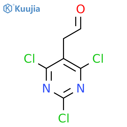 2-(2,4,6-Trichloropyrimidin-5-yl)acetaldehyde structure