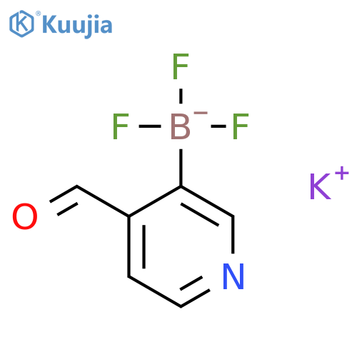 potassium trifluoro(4-formylpyridin-3-yl)borate structure