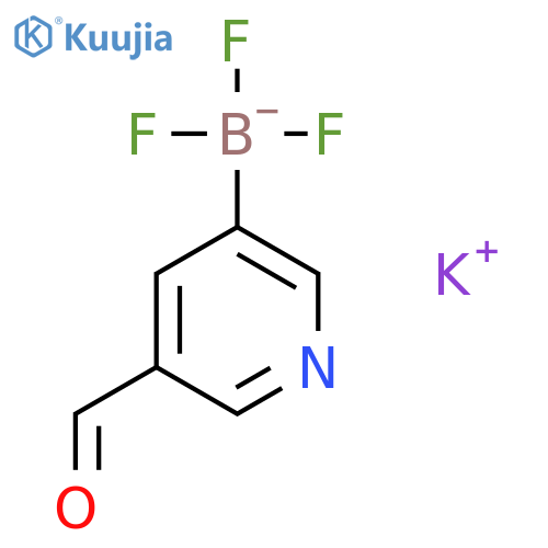 potassium trifluoro(5-formylpyridin-3-yl)boranuide structure