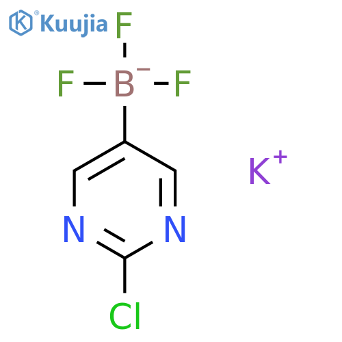 Potassium (2-chloropyrimidin-5-yl)trifluoroborate structure