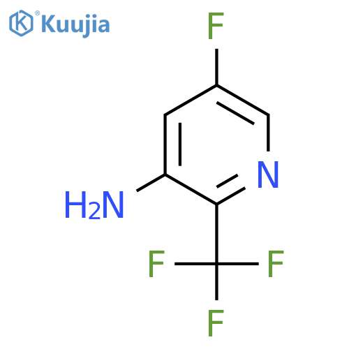 3-Amino-5-fluoro-2-(trifluoromethyl)pyridine structure