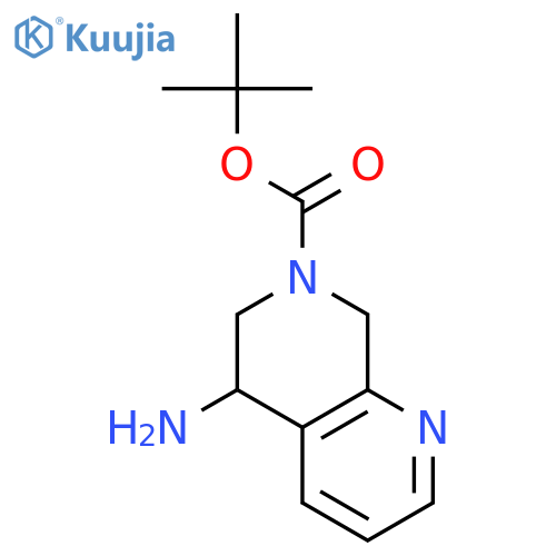 tert-Butyl 5-Amino-5,6-dihydro-1,7-naphthyridine-7(8H)-carboxylate structure