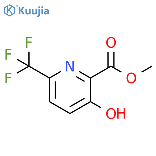 Methyl 3-hydroxy-6-(trifluoromethyl)pyridine-2-carboxylate structure