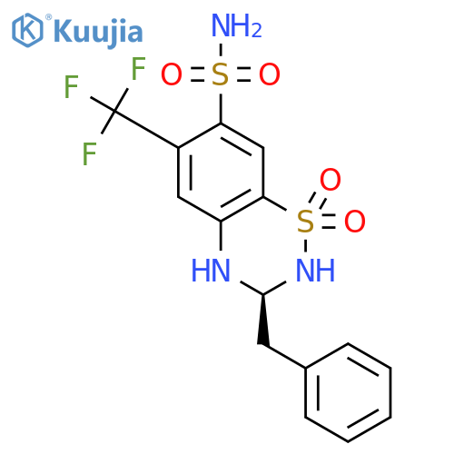 (S)-Bendroflumethiazide structure