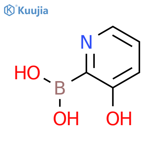 (3-Hydroxypyridin-2-yl)boronic acid structure